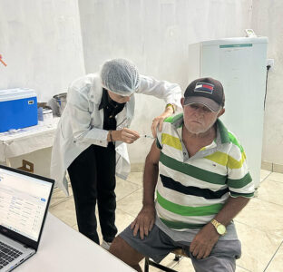 Araioses avança no ranking de vacinação, saindo da 213ª para a 16ª colocação