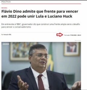 Derrotado em 2020, Flávio Dino se prepara para compor “frente ampla” com Sarney…