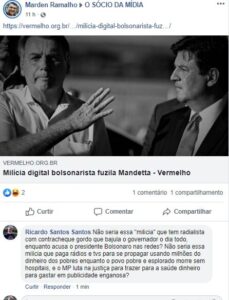A verdadeira “milícia” que o site comunista Vermelho.com esconde de seus leitores?