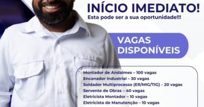 CMPC Industrial abre 276 vagas de trabalho com início imediato