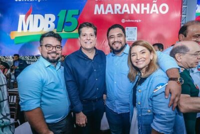 Vinicius Vale marca presença na convenção estadual do MDB em São Luís