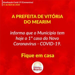 Vitória do Mearim registra o primeiro caso de covid-19