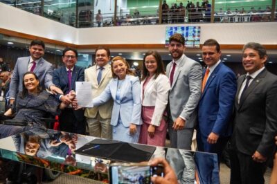 Iracema Vale reitera compromisso com independência do Parlamento durante posse