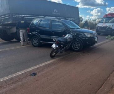 Motociclista morre e passageira fica ferida em acidente na BR-010, em Açailândia