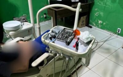 Exercício ilegal da odontologia é descoberto em garagem no interior do Maranhão