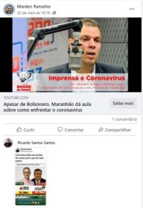 Na imagem do dia, a gestão desastrosa e milionária de um comunista que destruiu a rede pública de saúde e precisou ser socorrido com vários milhõs por Bolsonaro…