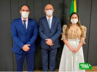 O prefeito de Turilândia, Paulo Curió participou de uma reunião no…