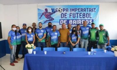 Finalistas da Copa Imperatriz Futebol Bairros fazem coletiva de imprensa antes do jogo