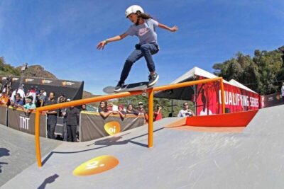 A Fadinha do skate chora após errar manobra, se recupera e vence etapa de MG do Circuito Brasileiro