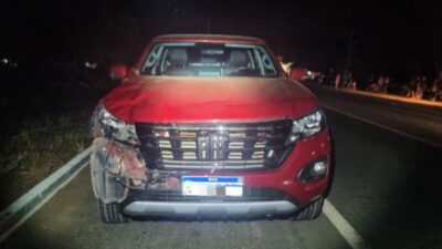 Pedestre morre atropelado por caminhonete na BR-316, em Caxias