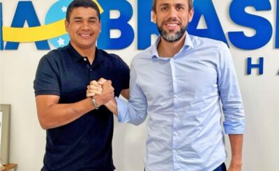 PREFEITO DE PRESIDENTE SARNEY GILSON LIMA SE REÚNE COM DEPUTADO FEDERAL PEDRO LUCAS NA CAPITAL MARANHENSE
