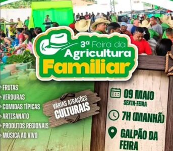 PREFEITURA DE PRESIDENTE SARNEY VAI PROMOVER 3ª EDIÇÃO DA FEIRA DA AGRICULTURA FAMILIAR NESTA SEXTA-FEIRA 09 DE MAIO