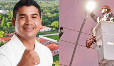 GESTÃO GILSON LIMA LEVA MODERNIZAÇÃO DA ILUMINAÇÃO PÚBLICA À COMUNIDADE DE ALDEIA, NA ZONA RURAL DE PRESIDENTE SARNEY