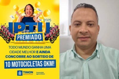 Prefeitura de Timon lança campanha do IPTU 2025 com desconto de 20% e sorteio de 10 motocicletas