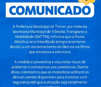 Utilidade pública – Ponte Metálica será interditada