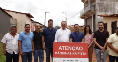 Deputado João Batista Segundo acompanha o governador na entrega de obras em Pinheiro