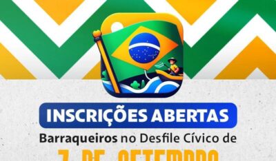 Abertas as inscrições para barraqueiros que querem participar no Desfile de 7 de Setembro em Timon