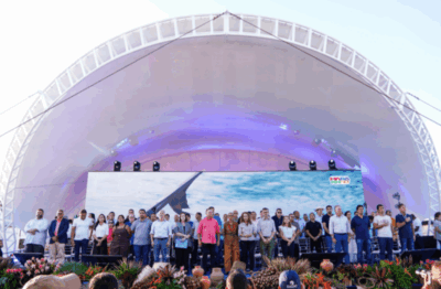 Iracema Vale prestigia entrega do certificado de Patrimônio Natural da Humanidade aos Lençóis Maranhenses