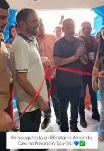Fernando Pessoa faz reinauguração de UBS com más conforto e qualidade de atendimento na zona rural de Tuntum
