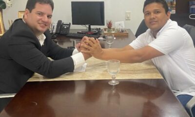 VEREADOR ROGÉRIO LIMA SE REÚNE COM DEPUTADO ESTADUAL JOÃO BATISTA SEGUNDO PARA DISCUTIR DEMANDAS EM PROL DE PRESIDENTE SARNEY