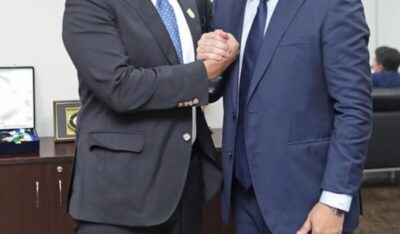 EM BRASÍLIA, PREFEITO DR.RÔMULO TEM CONVERSA PRODUTIVA COM MINISTRO DO ESPORTE