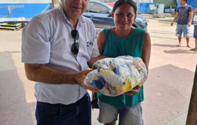 Dr Hilton Gonçalo e deputado Ariston distribuem mais de 35 mil cestas básicas em todo o Maranhão através da Fundação Gonçalo