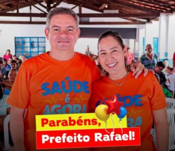 Adryelle Loureiro parabeniza prefeito Rafael por seu aniversário e destaca avanços da nova gestão em Timon
