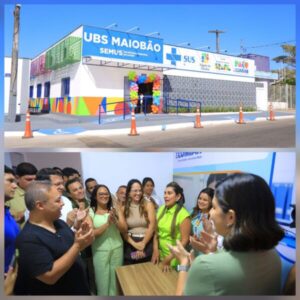 Fred Campos entrega a 12ª UBS em Paço do Lumiar, no Maiobão