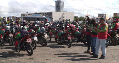 Protesto de mototaxistas interrompe trânsito na área da Cohama