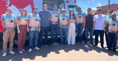 Juscelino Filho leva benefícios e ações nos 90 anos de Cajapió