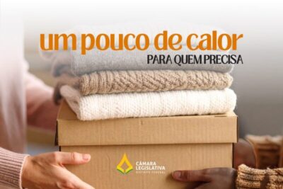 Câmara Legislativa recebe doações para campanha do agasalho