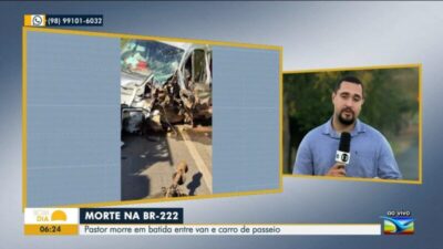 Colisão entre carro e van deixa três mortos em Buriticupu, no MA