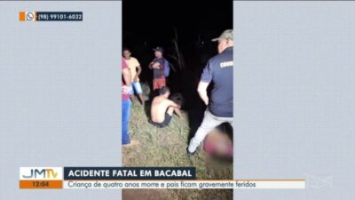 Bebê de quatro meses morre após caminhonete colidir com moto na BR-316, no MA