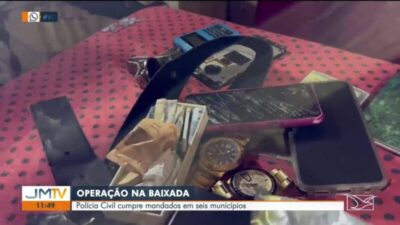 Operação cumpre 22 mandados de prisão e apreende armas e drogas na Baixada Maranhense