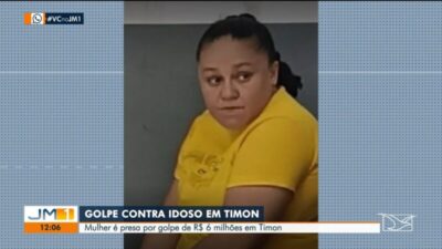 Mulher é presa suspeita de aplicar golpe financeiro de R$ 6 milhões em idoso no Maranhão