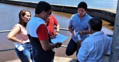 Prefeito Luciano, Deputado André Fufuca e a Deputada Dra. Thaíza…