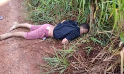 Corpo com perfuração a faca é encontrado em área rural