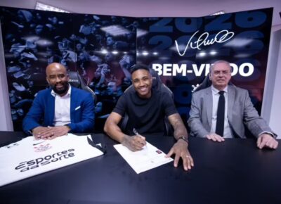 Vitinho é anunciado como novo reforço do Corinthians até o fim de 2026