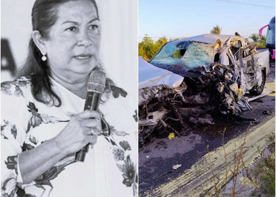 Primeira-dama morre após caminhonete colidir em dois ônibus no Maranhão
