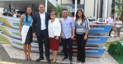 Prefeita Rosinha recebe equipamentos agrícolas e de pesca para o…