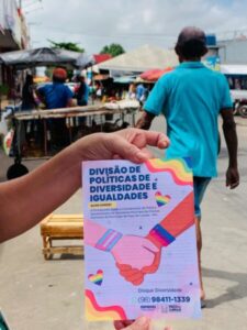 Paço do Lumiar inicia Semana da Diversidade LGBTQIA+ com blitz educativa