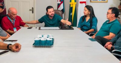 Deibson Balé se reúne com CAEMA e Câmara para resolver a falta de água em Trizidela do Vale