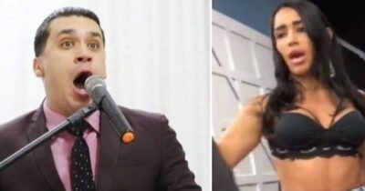 AGORA LASCOU | Travesti cobra dívida de programa de pastor durante culto; veja o vídeo.