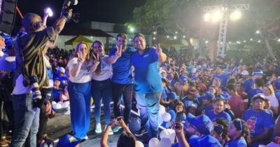 MAIOR CONVENÇÃO DA HISTÓRIA DE BARREIRINHAS REÚNE 15 MIL PESSOAS E OFICIALIZA CANDIDATURA DE VINÍCIUS VALE A PREFEITO E DANIEL JÚNIOR A VICE