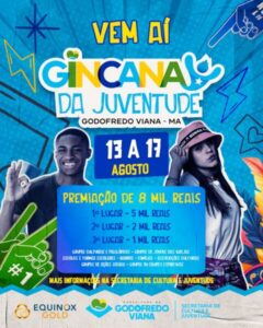 Gincana da Juventude vai movimentar município de Godofredo Viana