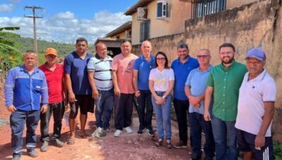 Ex-prefeito Aluisinho do Posto comemora chegada da água ao bairro São Sebastião
