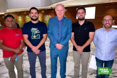 Em Brasília prefeito Paulo Curió tem encontro com Paulo Ziulkoski presidente da Confederação Nacional do Municípios