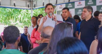 Deputado Juscelino Filho prestigia inaugurações e entregas para Matinha