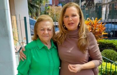 Maura Jorge comemora recuperação da mãe