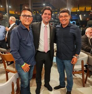 Prefeito de Porto Rico do Maranhão Aldo Brown, reúne em Brasília com o Ministro do Esporte André Fufuca